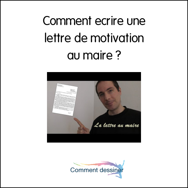 comment ecrire une demande d emploi au maire